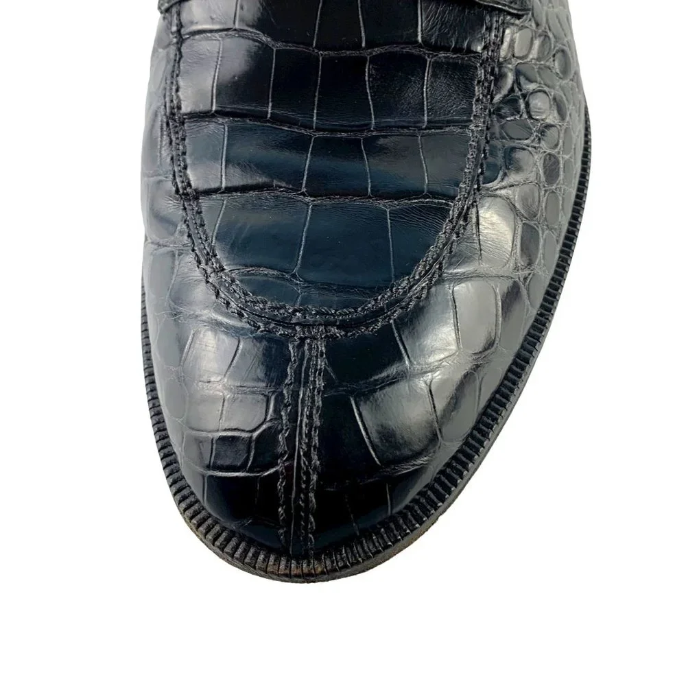 CHURCH’S Prima Classe‎ Handmade Alligator Skin Split Toe Oxford